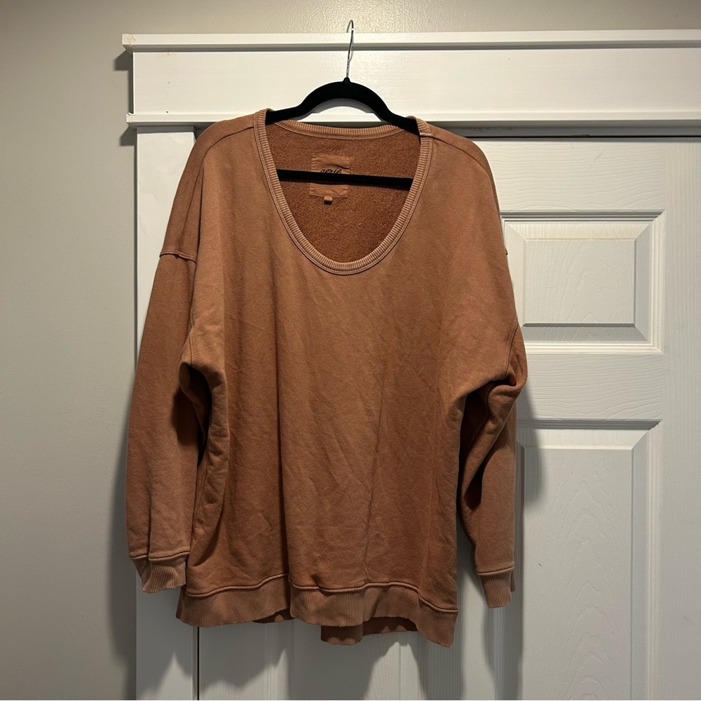 Aerie Oversized Crew Neck Hoodie